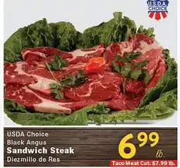 Rio Valley Market USDA Choice Black Angus Sandwich Steak offer