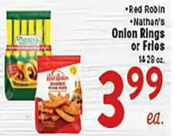 Rio Valley Market Red Robin Nathan's Onion Rings or Fries offer