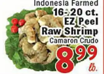 Rio Valley Market Indonesia Farmed 16-20 ct. EZ Peel Raw Shrimp offer