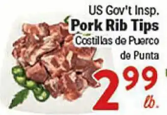Rio Valley Market US Gov't Insp. Pork Rib Tips offer