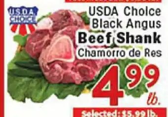 Rio Valley Market USDA Choice Black Angus Beef Shank offer