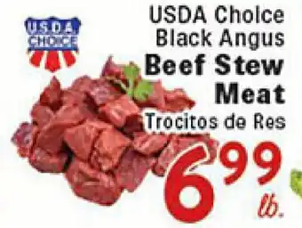 Rio Valley Market USDA Choice Black Angus Beef Stew Meat offer