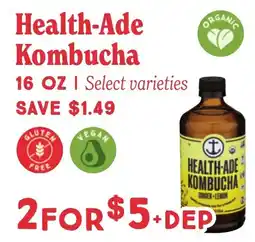 Market of Choice Health-Ade Kombucha offer