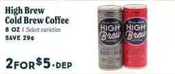 Market of Choice High Brew Cold Brew Coffee offer