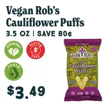 Vegan Rob's Cauliflower Puffs