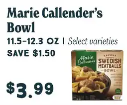 Market of Choice Marie Callender's Bowl offer