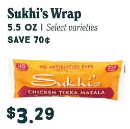 Market of Choice Sukhi's Wrap offer