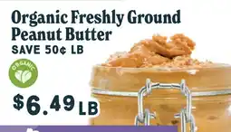 Market of Choice Organic Freshly Ground Peanut Butter offer