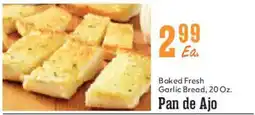 Market Basket Baked Fresh Garlic Bread offer