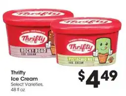 Food 4 Less Thrifty ice cream offer