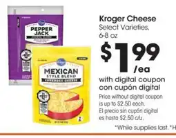 Food 4 Less Kroger Cheese offer