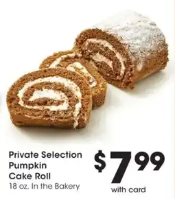 Ralphs Private Selection Pumpkin Cake Roll offer