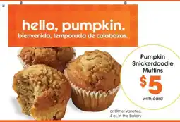 Ralphs Pumpkin Snickerdoodle Muffins offer