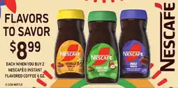 Jewel-Osco Nescafe instant flavored coffee offer