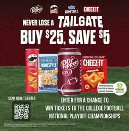 Jewel-Osco Dr Pepper Homestyle Cheez-It offer