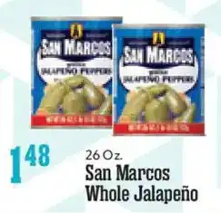 Market Basket San Marcos whole jalapeño offer