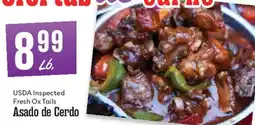 Market Basket Usda Inspected Fresh Ox Tails offer