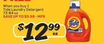 Winn Dixie Tide laundry detergent offer