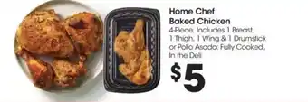 Food 4 Less Home Chef Baked Chicken offer