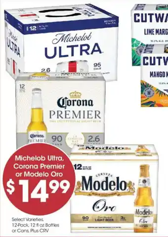 Food 4 Less Michelob Ultra, Corona Premier or Modelo Oro offer