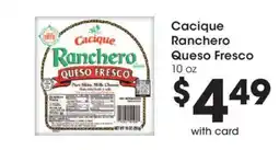 Ralphs Cacique ranchero queso fresco offer