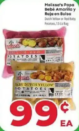 Supermercado El Rancho Melissa's Papa Dutch Yellow or Red Baby Potatoes offer