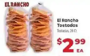 Supermercado El Rancho El Rancho Tostadas offer