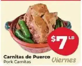 Supermercado El Rancho Pork Carnitas offer