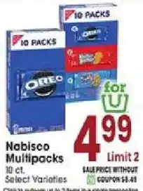 Jewel-Osco Nabisco Multipacks offer