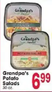 Jewel-Osco Grandpa's Potato Salads offer