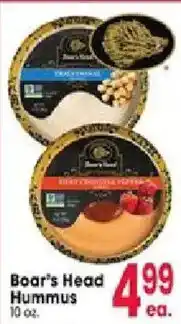 Jewel-Osco Boar's Head Hummus offer