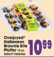 Jewel-Osco Overjoyed Halloween Brownie Bite Platter offer