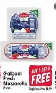 Jewel-Osco Galbani Fresh Mozzarella offer