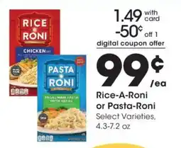 Ralphs Rice-A-Roni or Pasta-Roni offer