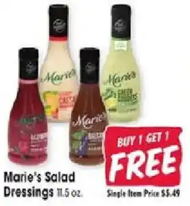 Jewel-Osco Marie's Salad Dressings offer