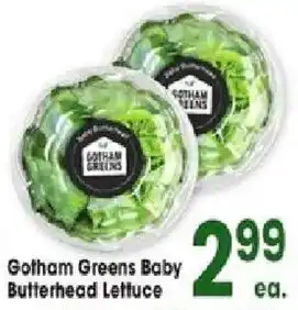 Jewel-Osco Gotham Greens Baby Butterhead Lettuce offer