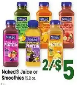 Jewel-Osco Naked Juice or Smoothies offer
