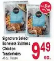 Jewel-Osco Signature Select Boneless Skinless Chicken Tenderloins offer