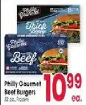 Jewel-Osco Philly Gourmet Beef Burgers offer