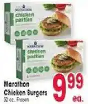 Jewel-Osco Marathon chicken burgers offer