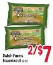 Jewel-Osco Dutch Farms Sauerkraut offer
