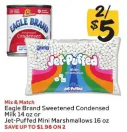 Winn Dixie Eagle Brand Sweetened Condensed Milk or Jet-Puffed Mini Marshmallows offer