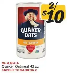 Winn Dixie Quaker Oatmeal offer