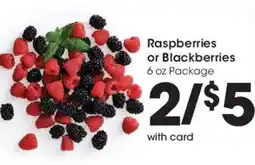Ralphs Raspberries or Blackberries offer