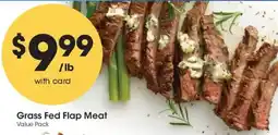 Ralphs Grass fed flap meat offer