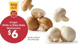 Food 4 Less Kroger White or Baby Bella Mushrooms offer