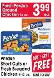 Jewel-Osco Perdue short cuts or fresh breaded chicken offer