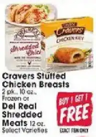 Jewel-Osco Cravers Stuffed Chicken Breasts offer