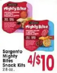 Jewel-Osco Sargento mighty bites snack kits offer