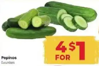 Pepinos Cucumbers